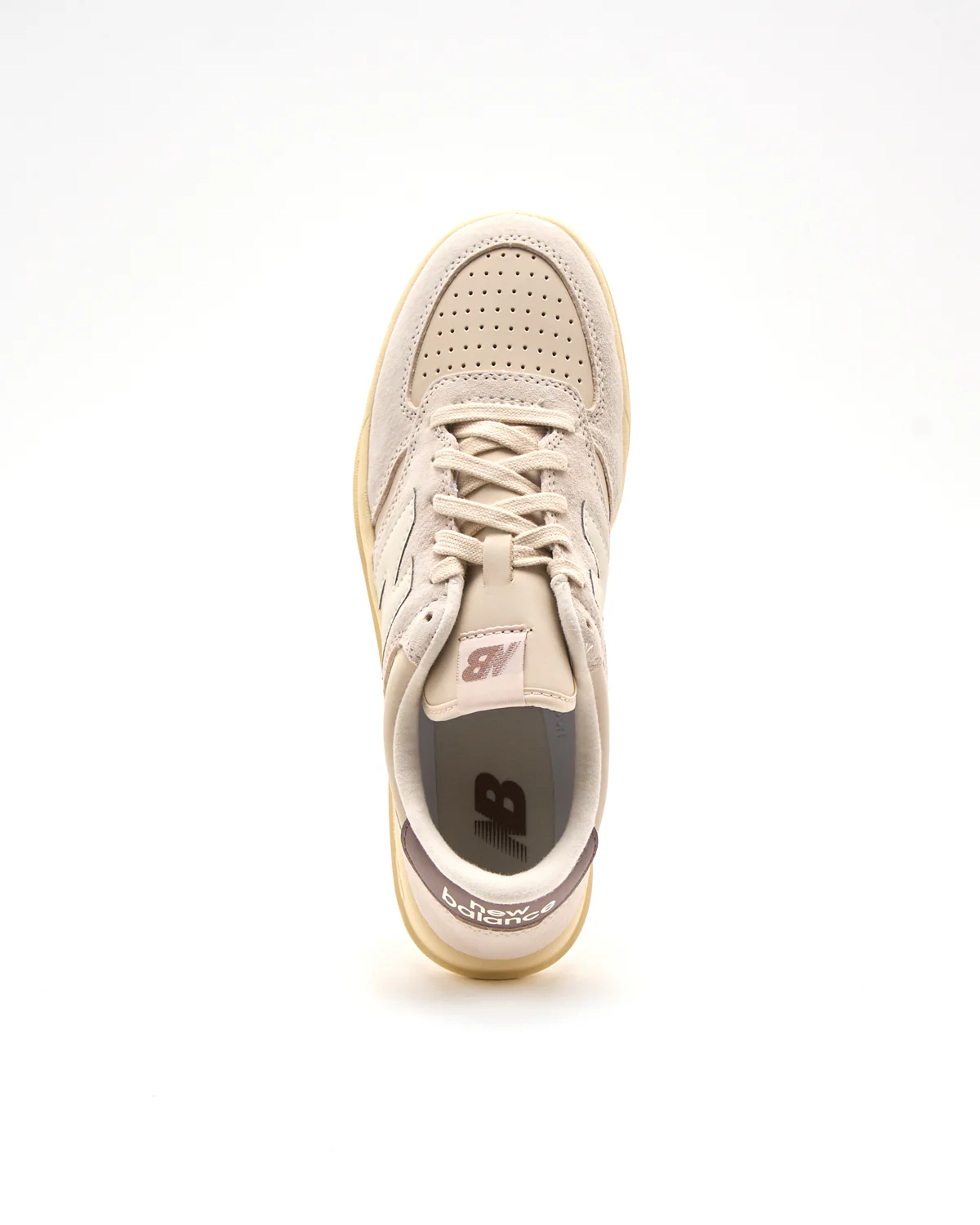 Bisque & Linen T500 Court Sneakers - Image 3