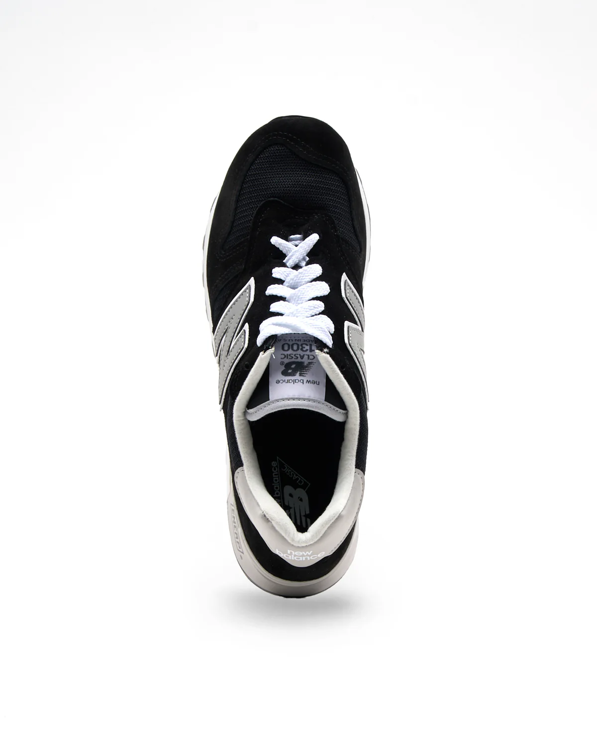 Black & White Made In Usa 1300 Sneakers - Image 3