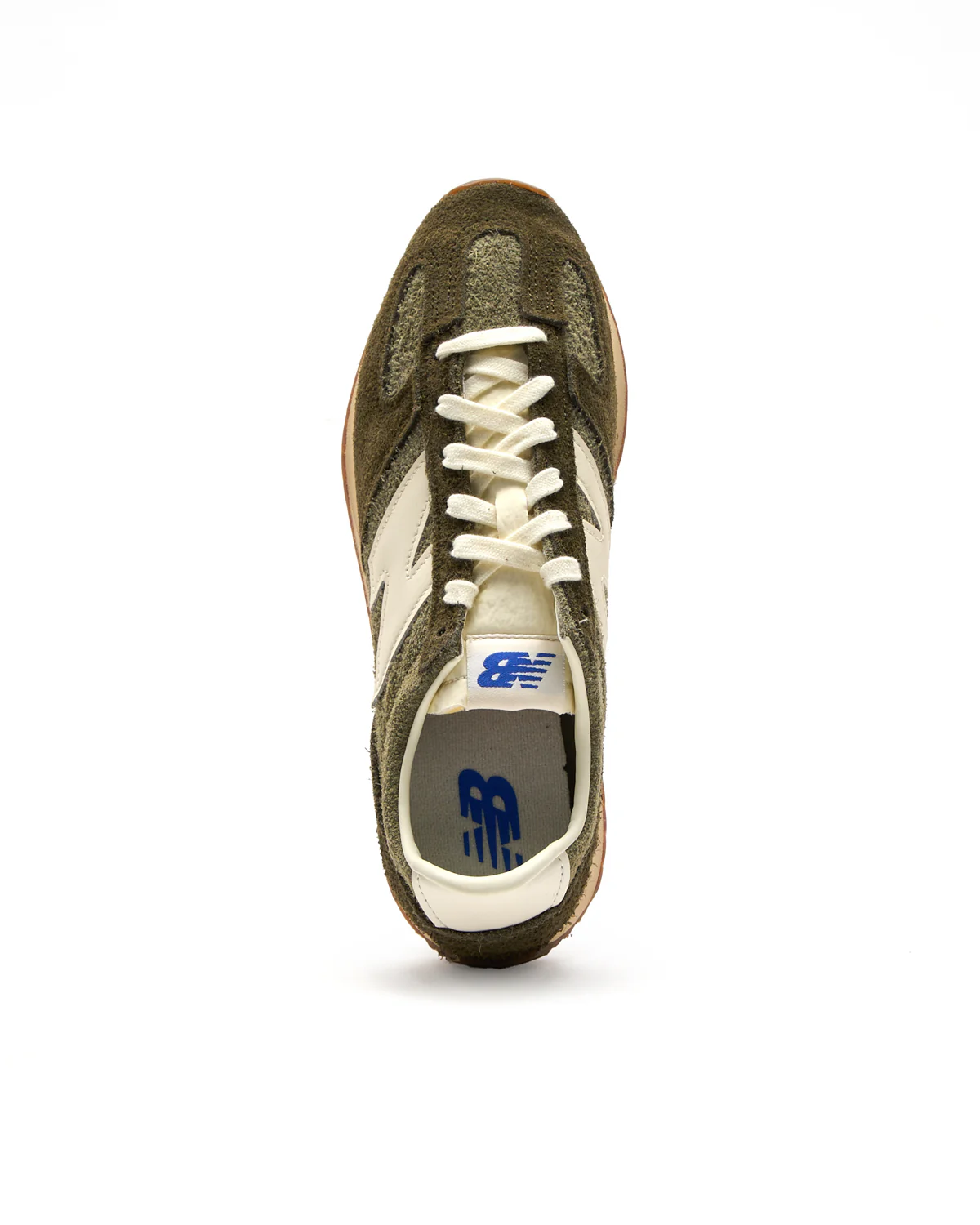 Dark Olivine Felted Suede 471 Sneakers - Image 3