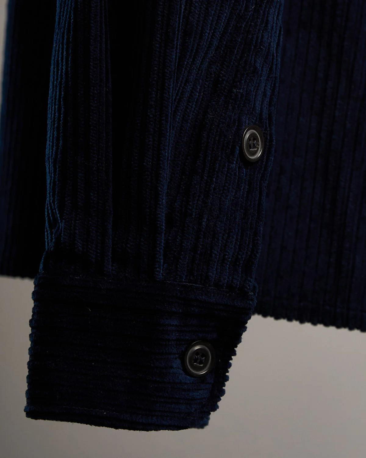 Corduroy Overshirt With Moon Badge - Image 7