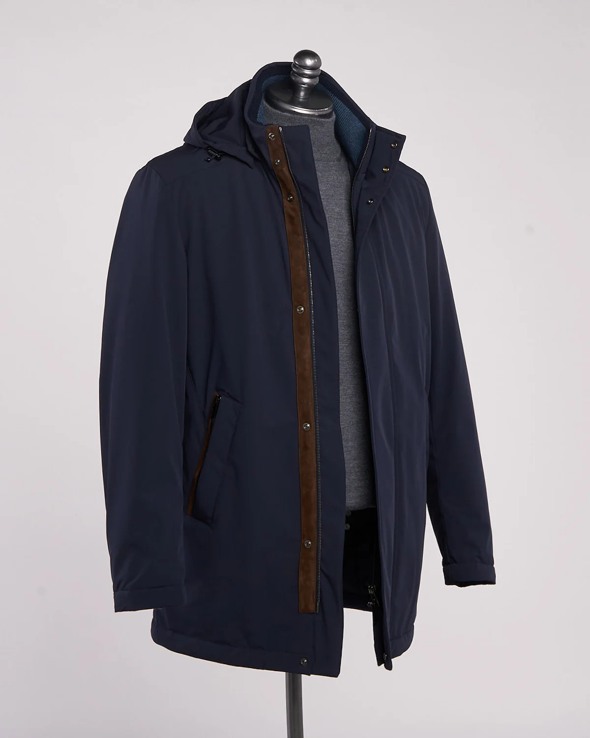 Typhoon Re-4X4 Stretch Carcoat With Suede And Shark Fin - Image 3