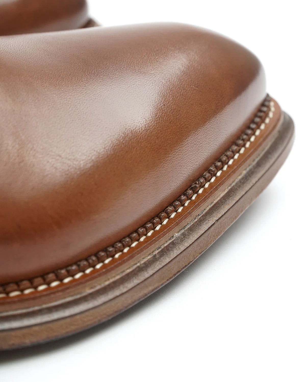 Cognac Chiseled Toe Derby Dress Shoe - Image 8